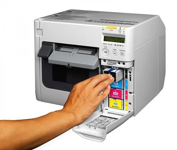 Portable Pigment Inkjet Printer Small Inkjet Label Sticker Printer Epson 3520 Color Printer Machine